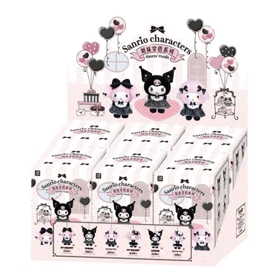 Sanrio Characters Sisters Outfit Series Vinyl Plush Keychains Blind Box