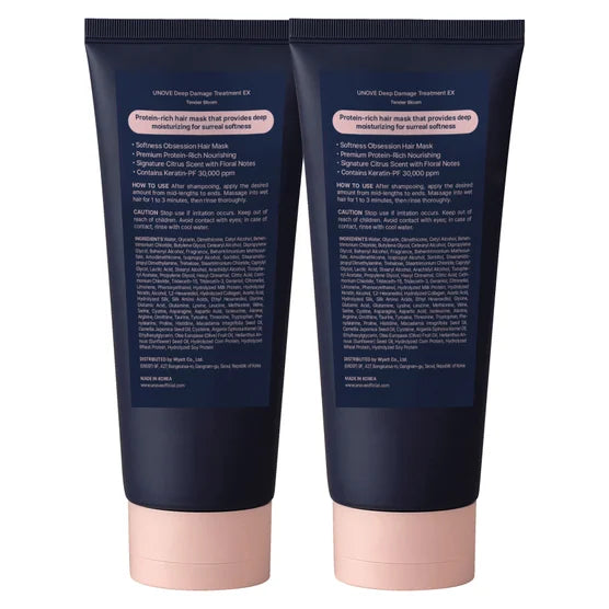 UNOVE Deep Damage Treatment, 7.0 fl oz 2 Pack