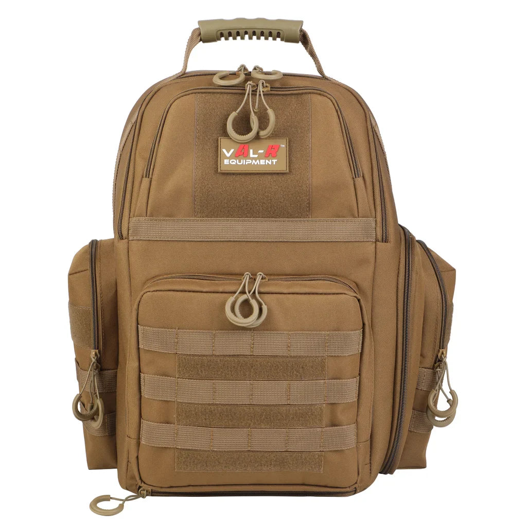 Val-R Pistol Range Backpack, Assorted Colors