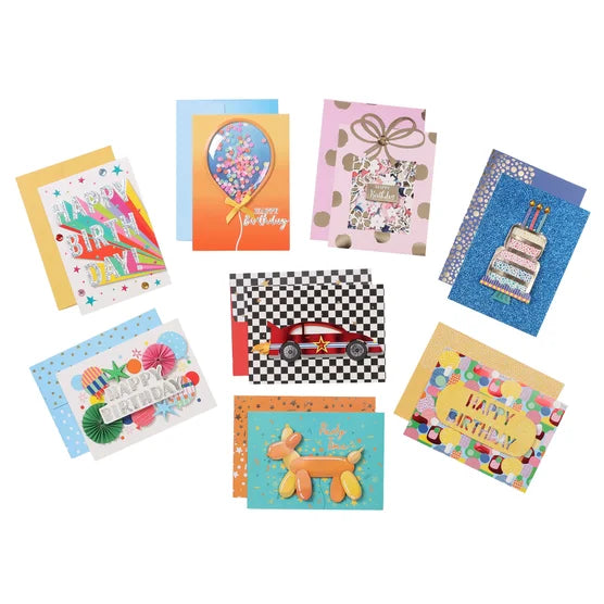 Hand Crafted All Occasion Greeting Card Collection, 40-count