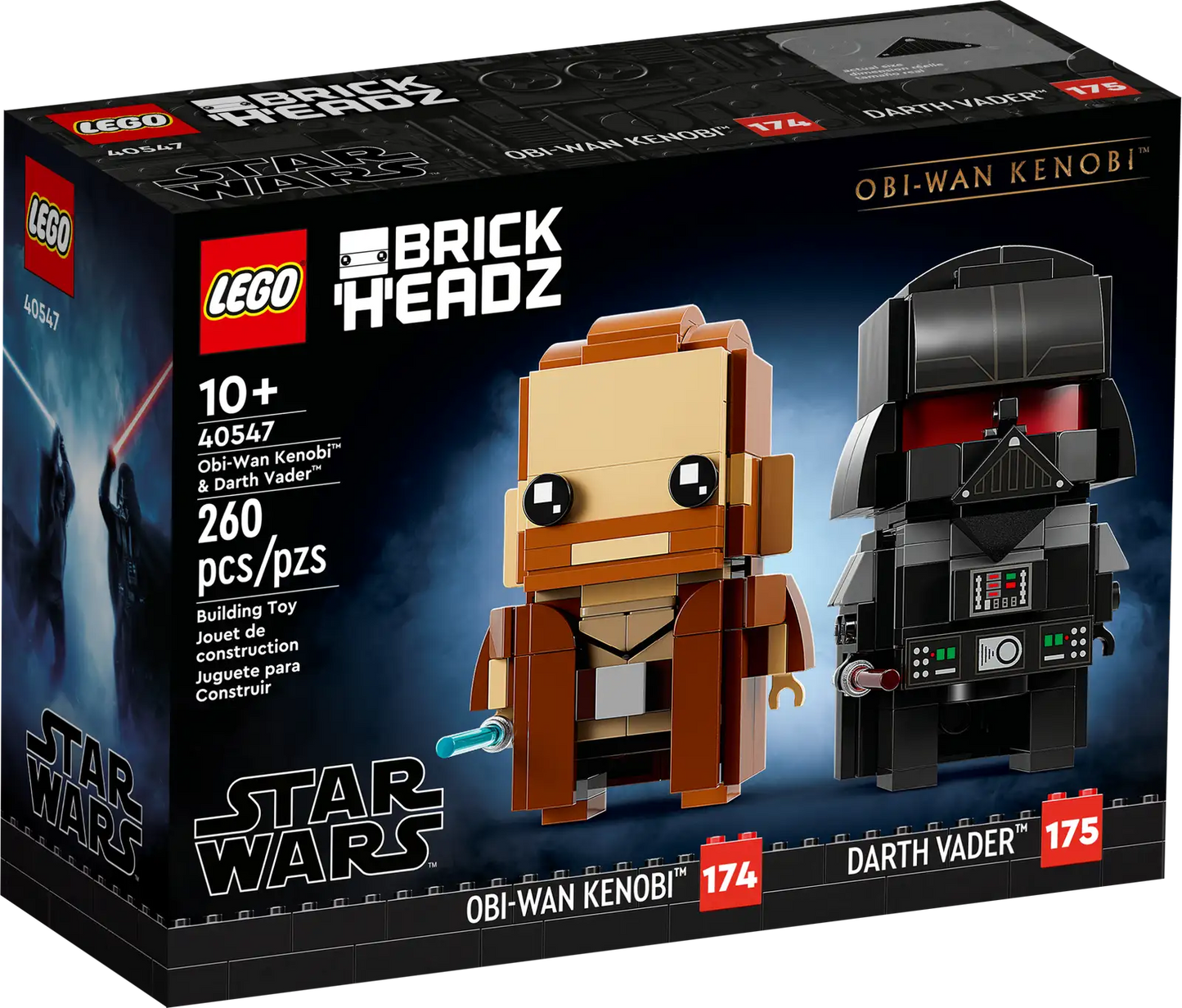 LEGO BrickHeadz Star Wars Obi-Wan Kenobi & Darth Vader 40547