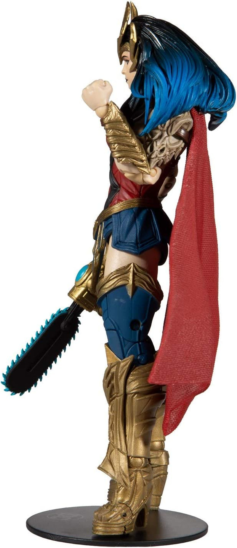 - DC Multiverse Dark Nights: Death Metal Wonder Woman 7" Action Figure with Build-A ‘Darkfather’ Parts and Accessories