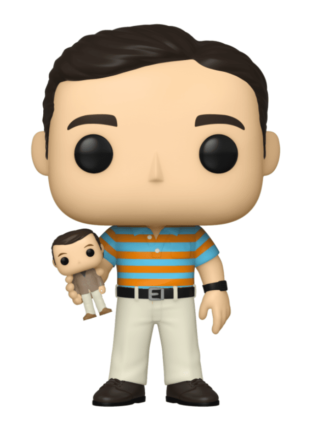 POP! Movies: 40 Y.O. Virgin - Andy Stitzer holding Oscar Goldman