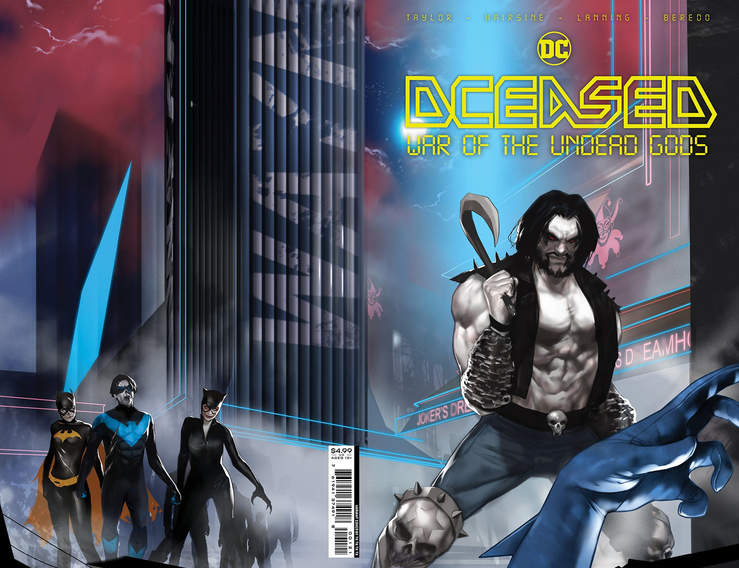 Dceased War Of The Undead Gods #5 (Of 8) B Ben Oliver Homage Wraparound Card Stock Variant (12/20/2022) Dc