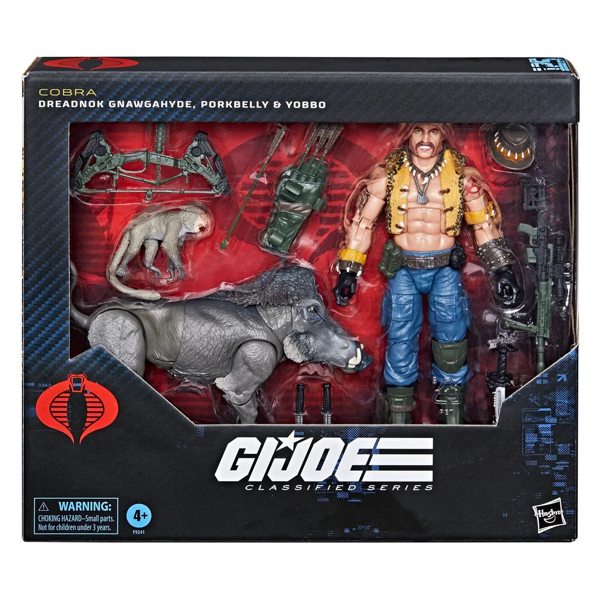 G.I. Joe Classified Series Dreadnok Gnawgahyde and pets Porkbelly & Yobbo 6-Inch Action Figure