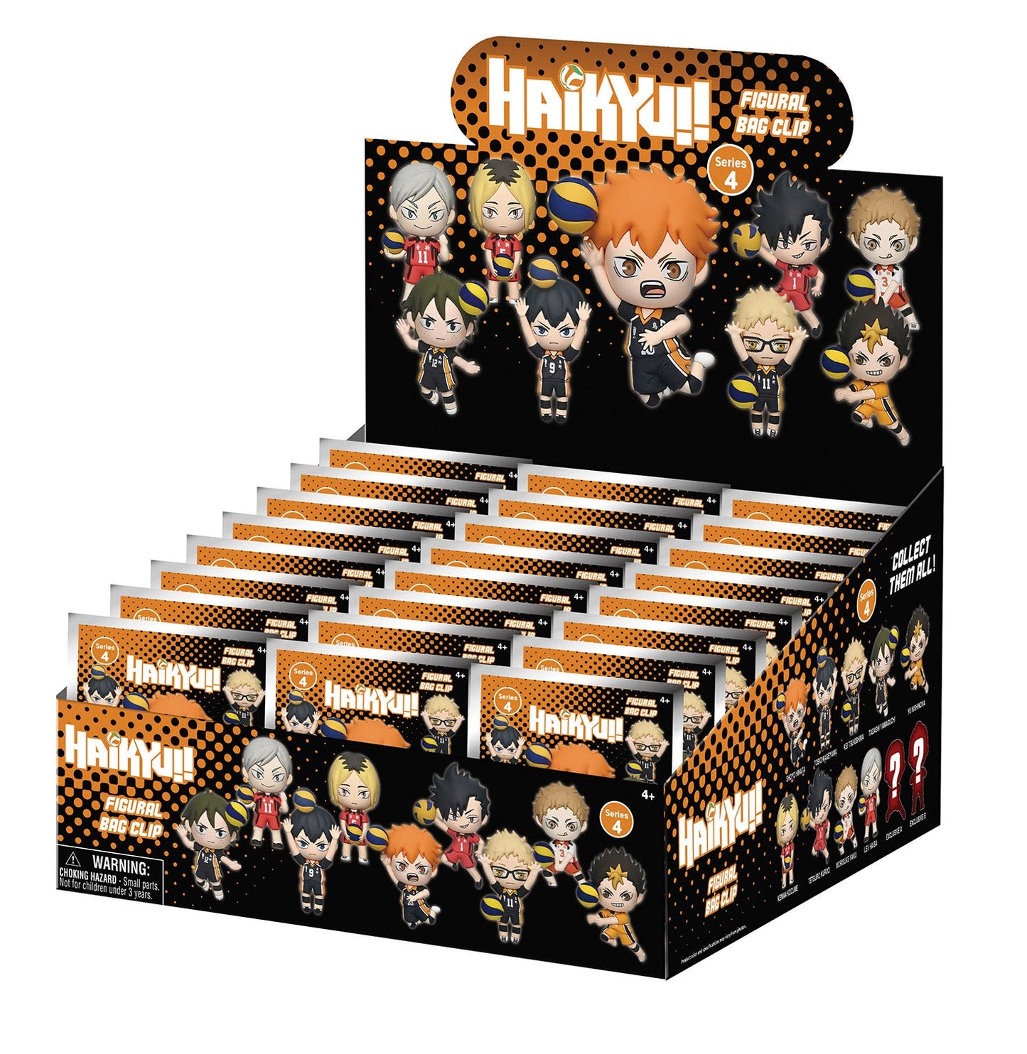 Haikyuu!! 3D Foam Bag Clip, Series 4 Blind Bag
