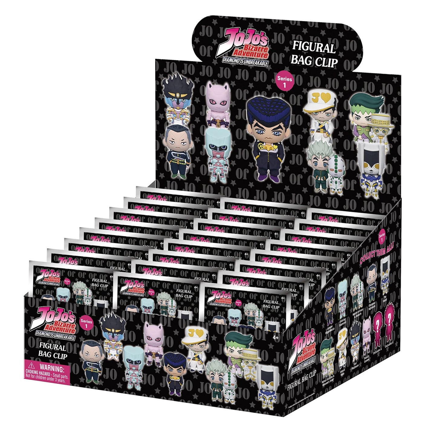 Jojo’s Bizarre Adventure 3D Foam Bag Clip, Series 3 Blind Bag