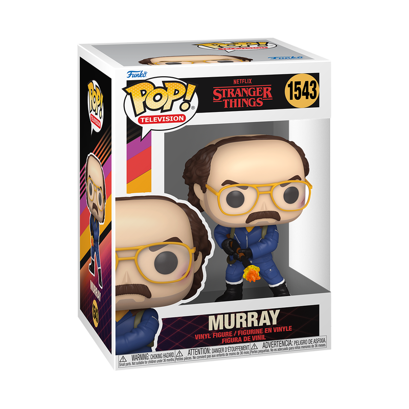 POP! TV: Stranger Things S4- Murray with flamethrower