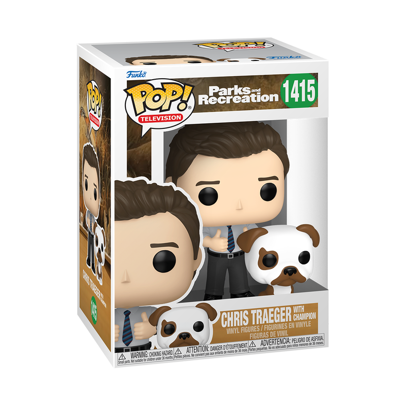(PRE-ORDER) POP! & Buddy: Parks & Rec - Chris & Champion