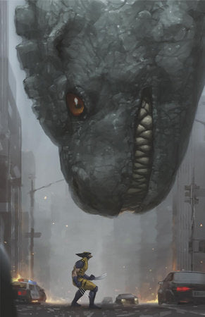 Godzilla Destroys The Marvel Universe #3 G 1:100 Jeehyung Lee Virgin Variant (09/24/2025) Marvel