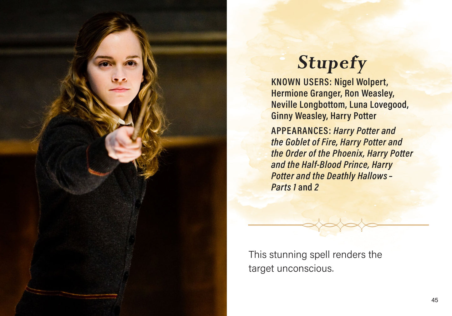From the Films of Harry Potter: Mini Book of Spells and Charms