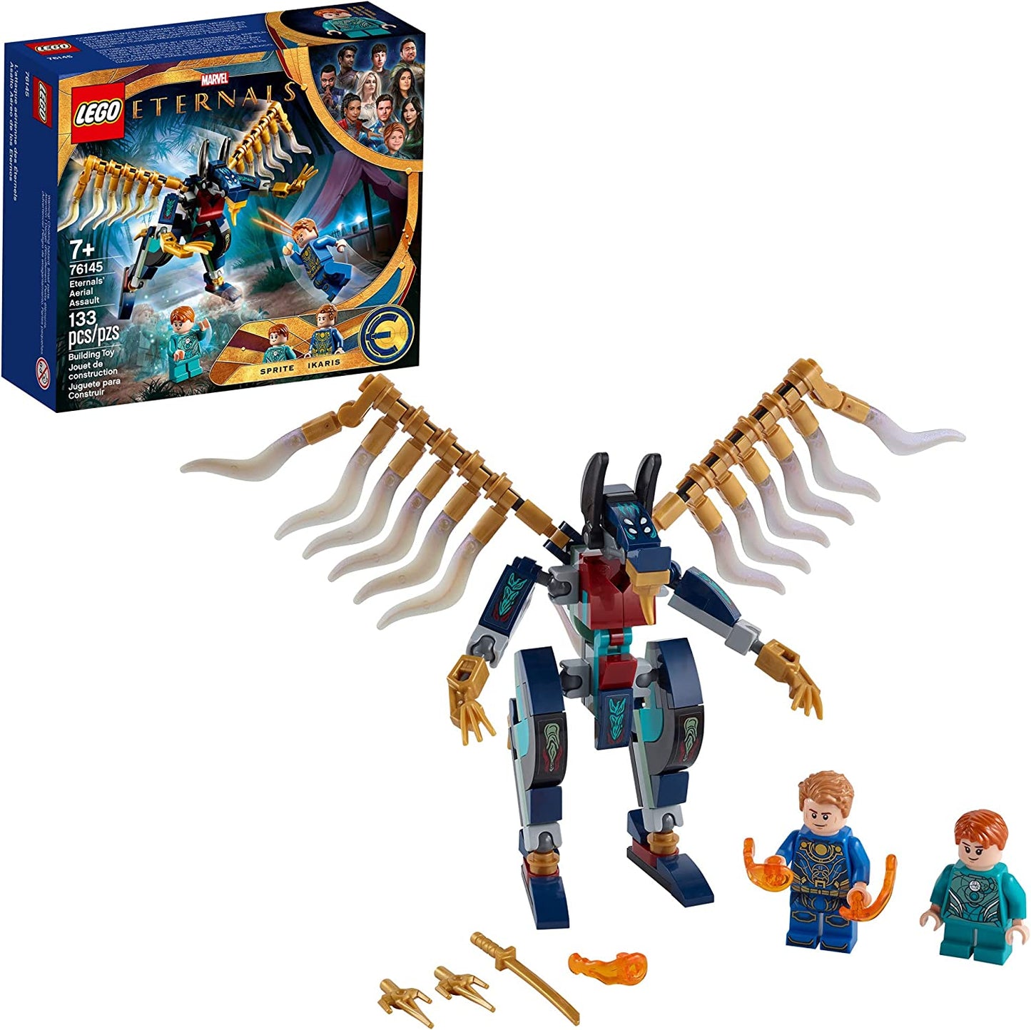 LEGO Super Heroes Marvel Eternals' Aerial Assault 76145 (Retired Soon)