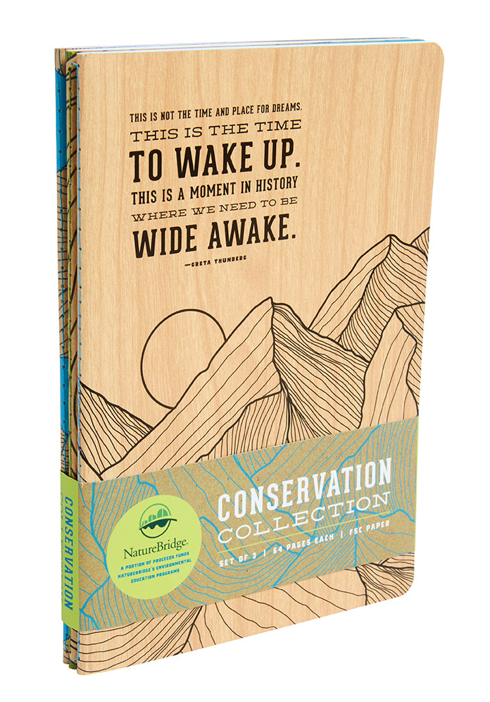 Conservation Sewn Notebook Collection (Set of 3)