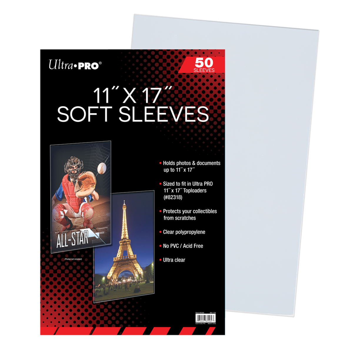 11" x 17" Soft Sleeves (50ct)