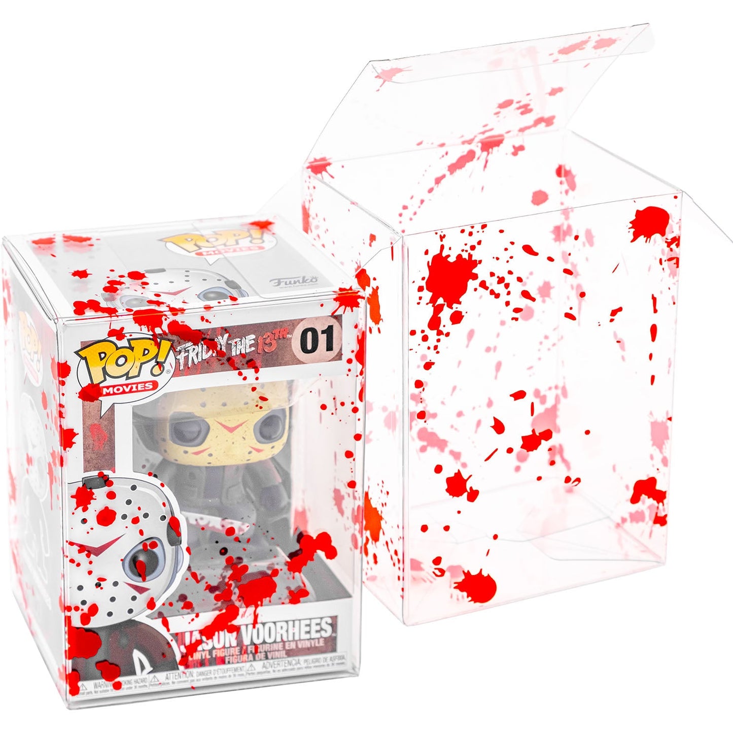 Platinum Protectors for Funko Pop! 4" Inch Vinyl Figures Blood Splatter