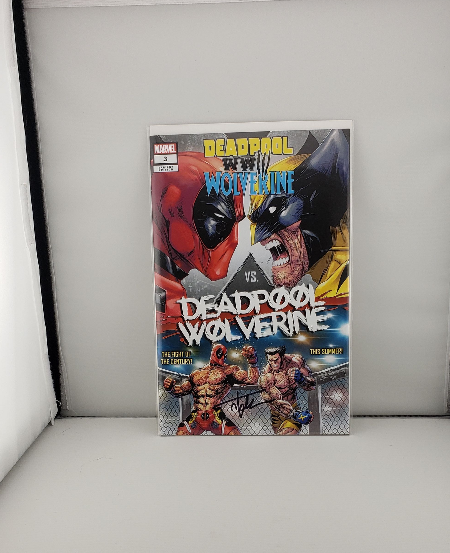 Deadpool & Wolverine: WWIII #3 Exclusive Virgin Variant Signed by Tyler Kirkham w/COA