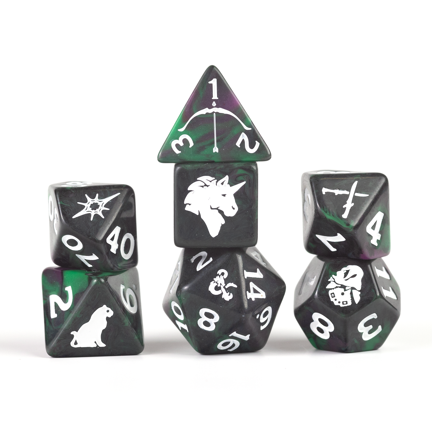 D&D Adventure Dice Set - Legend of Drizzt Edition | 16pc Collection