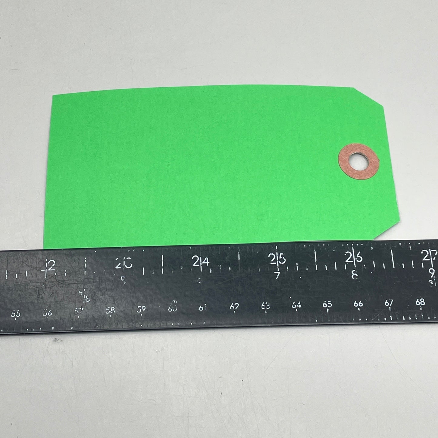 1,000 Shipping Hang Tags Dark Green 13 Pt. Cardstock 4 3/4" x 2 3/8" 513DKG
