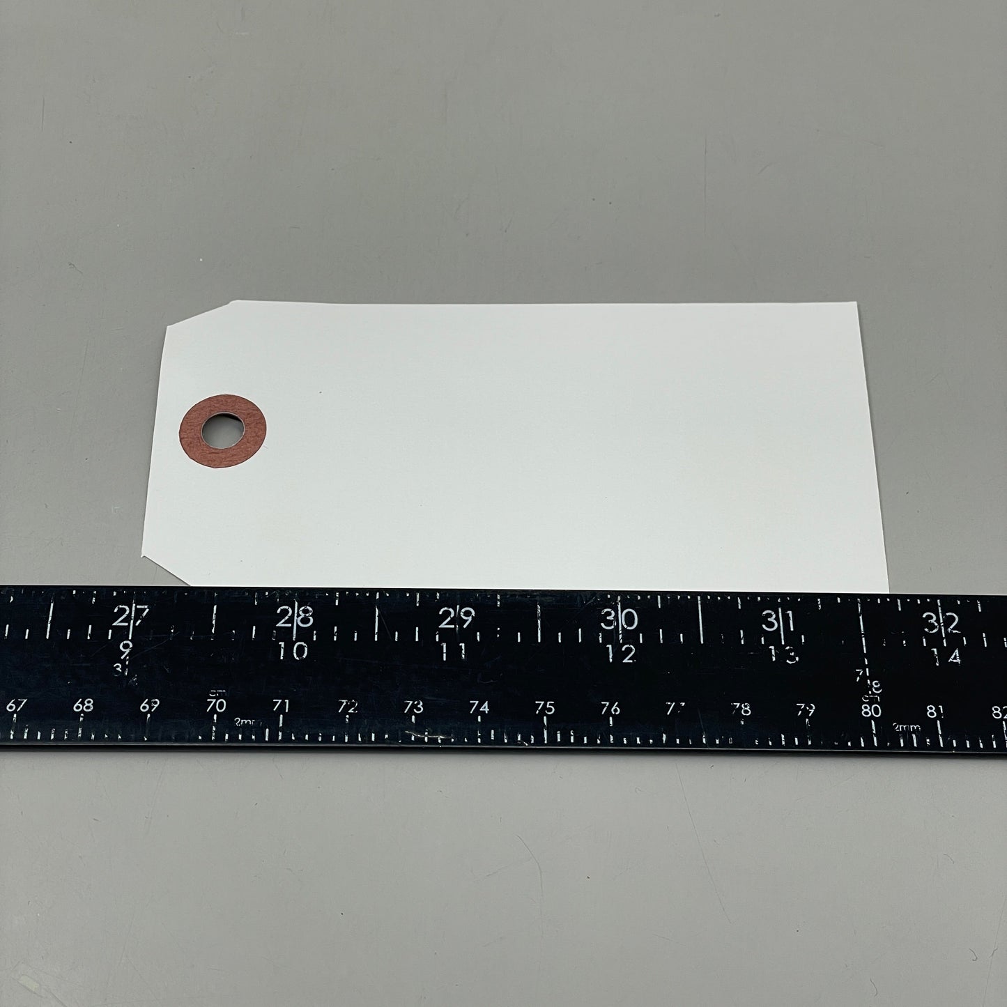 1,000 Shipping Hang Tags White 13 Pt. Cardstock 4 3/4" x 2 3/8" 513WHT
