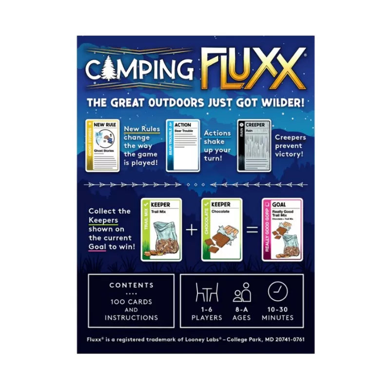 Camping Fluxx Board Game