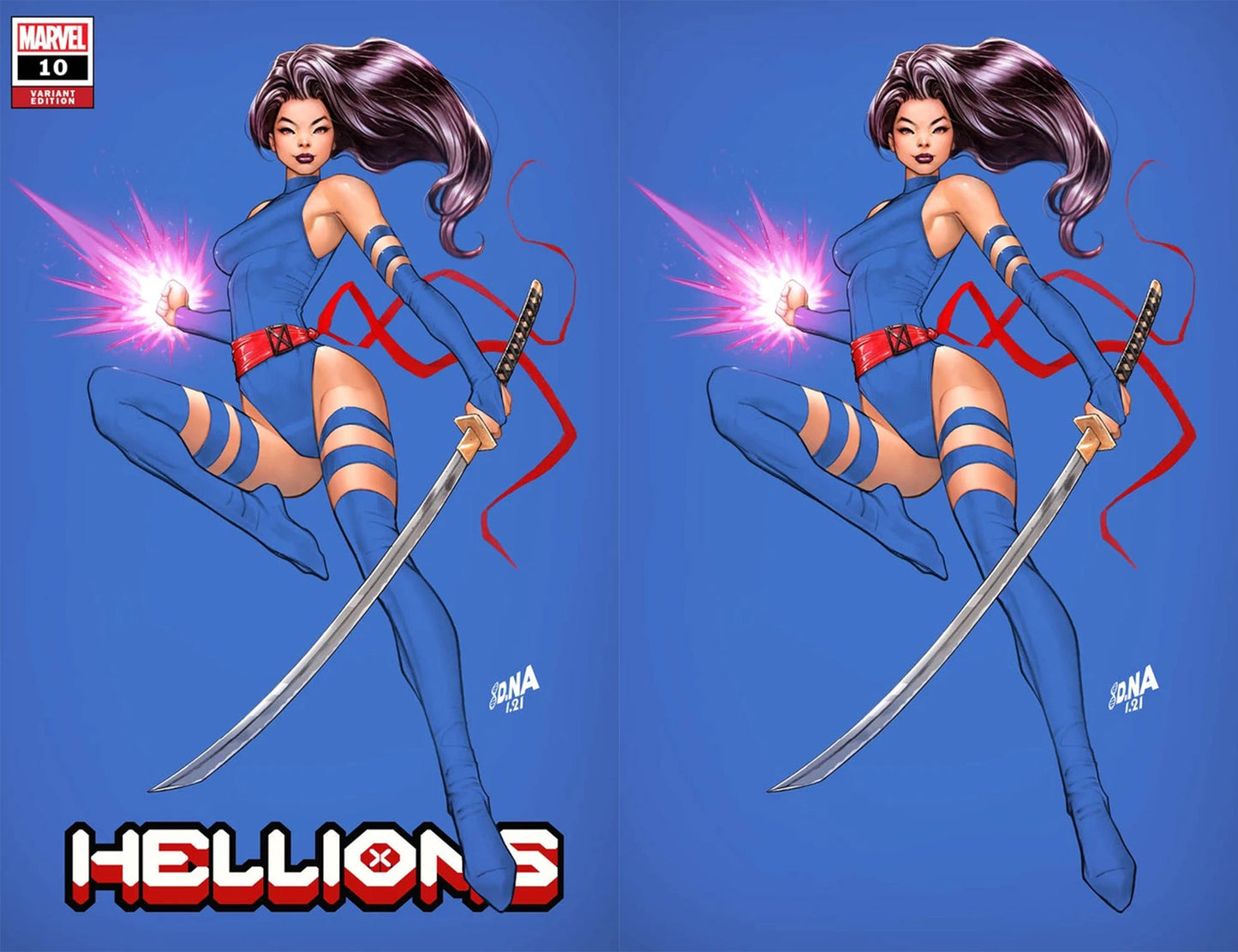 Hellions #10 David Nakayama Psylocke Variant (03/10/2021) Marvel
