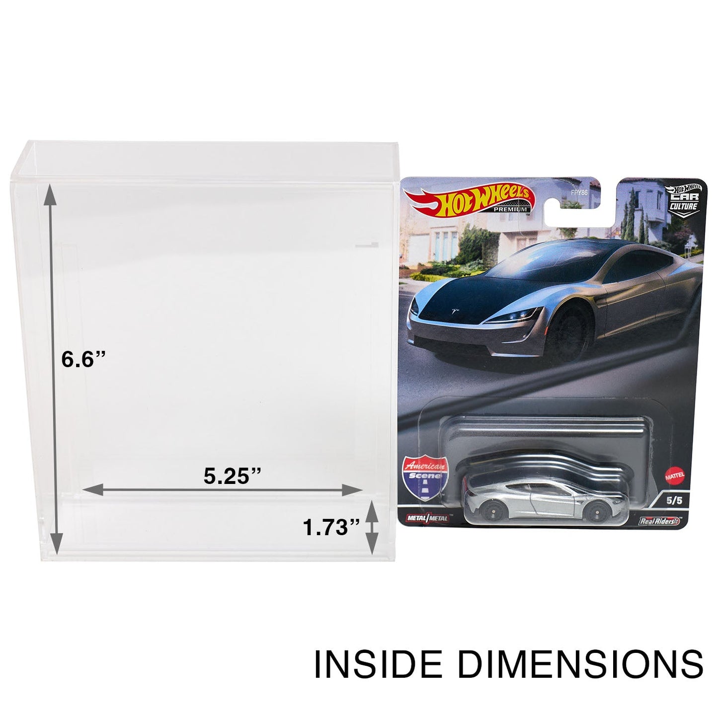 Premium Acrylic Case for Premium Hot Wheels & Matchbox Die Cast Cars