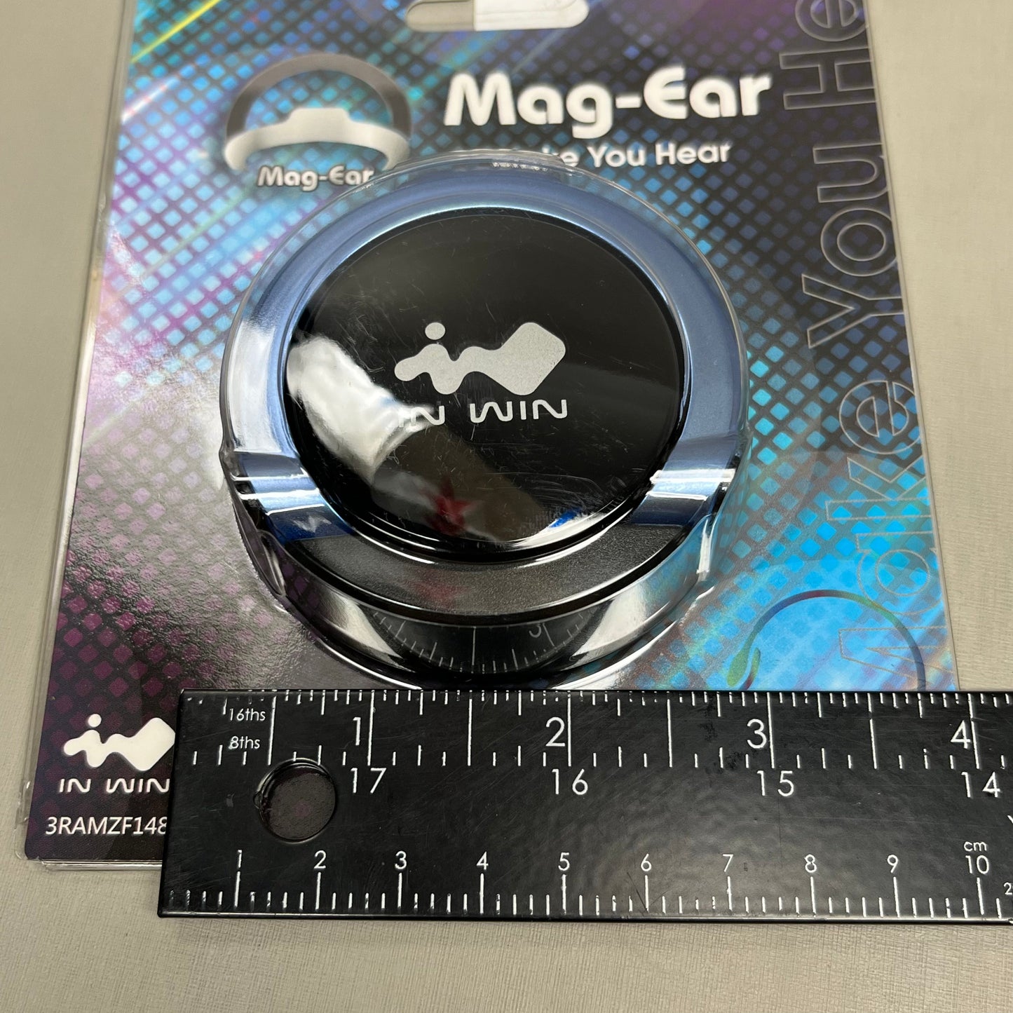 2 PACK! INWIN Mag-Ear Headphone Hanger Headset Blue 3RAMZF148200 (New)