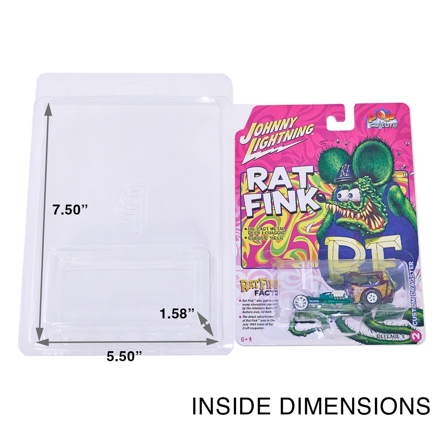 Platinum Protectors for Johnny Lightning, Auto World and Car Tuned Die Cast Cars