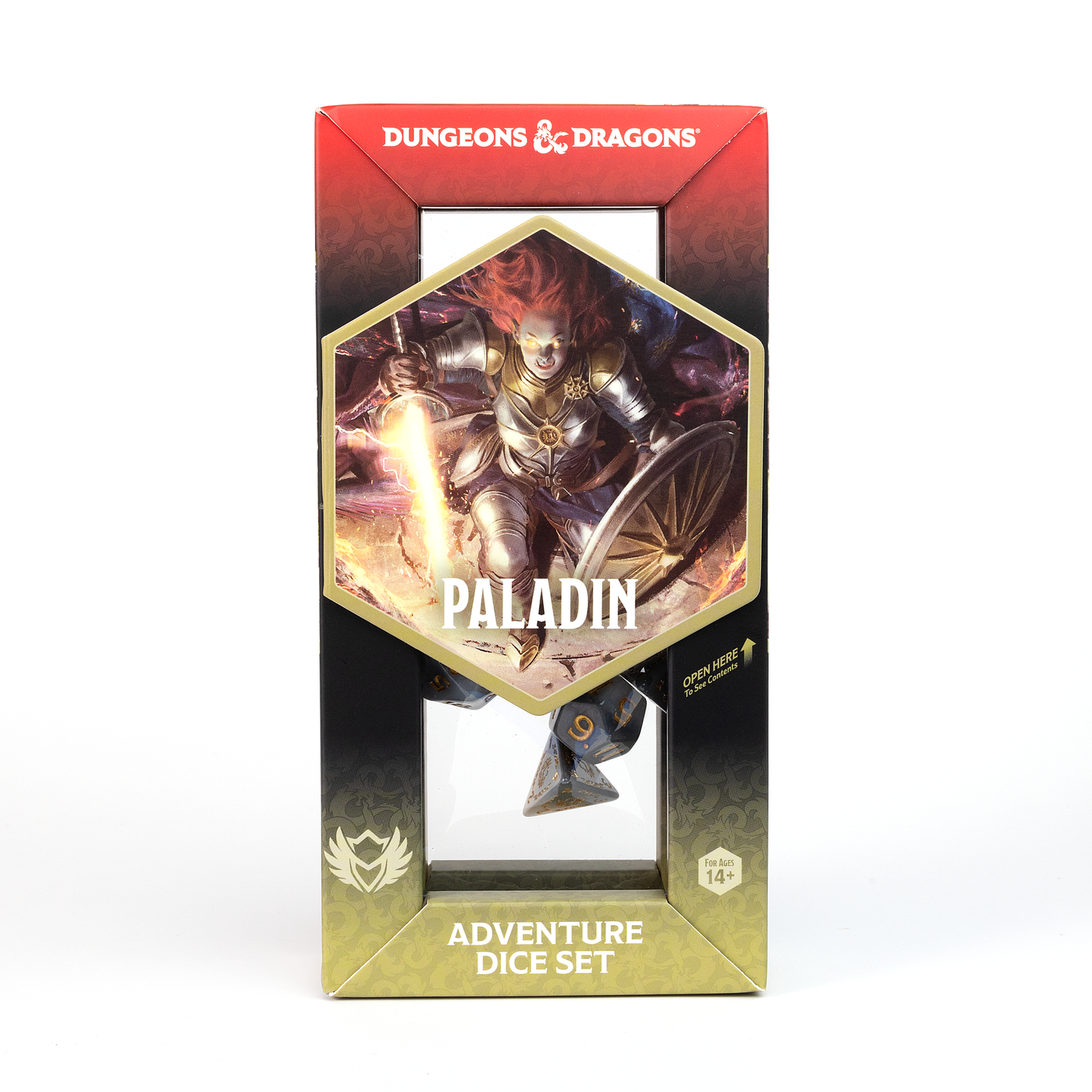 D&D Adventure Dice Set - Paladin Edition | White/Grey 14pc Collection