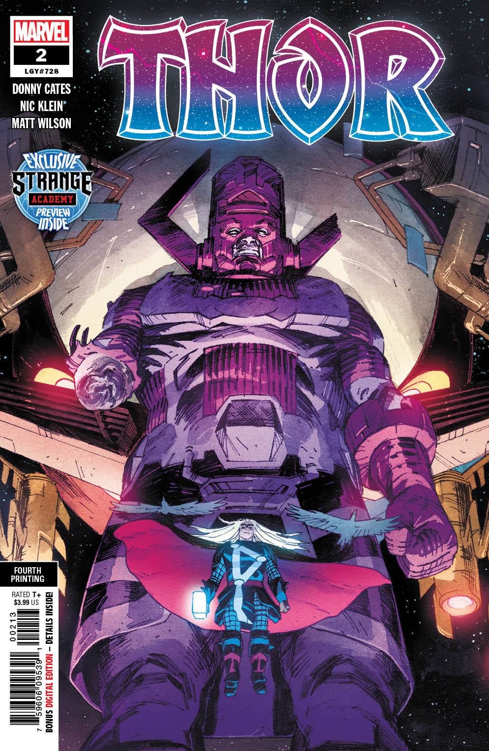 Thor #2 4th Print Nic Klein Variant (08/26/2020) MARVEL