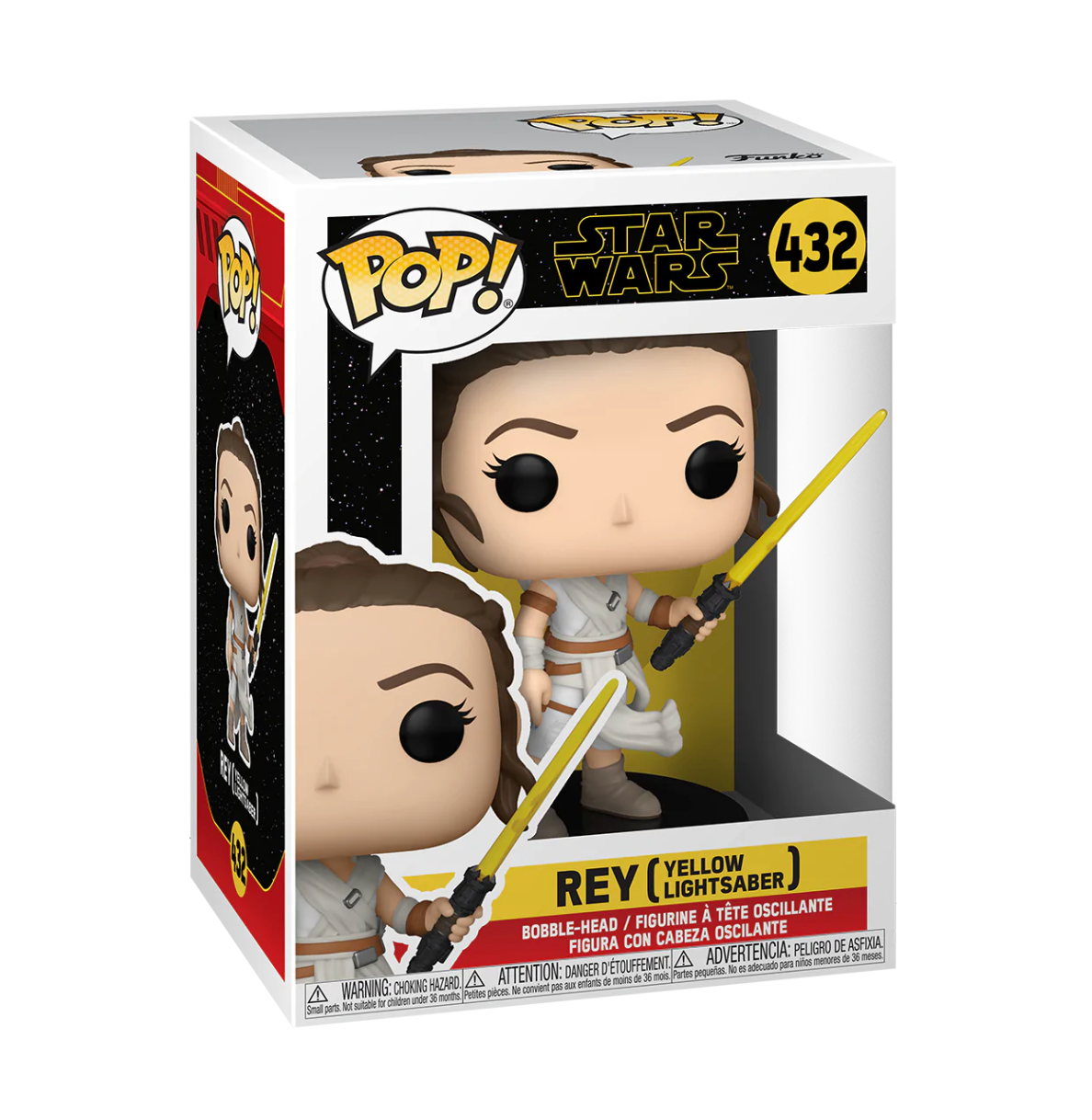 Rey with Yellow Lightsaber - The Rise of Skywalker