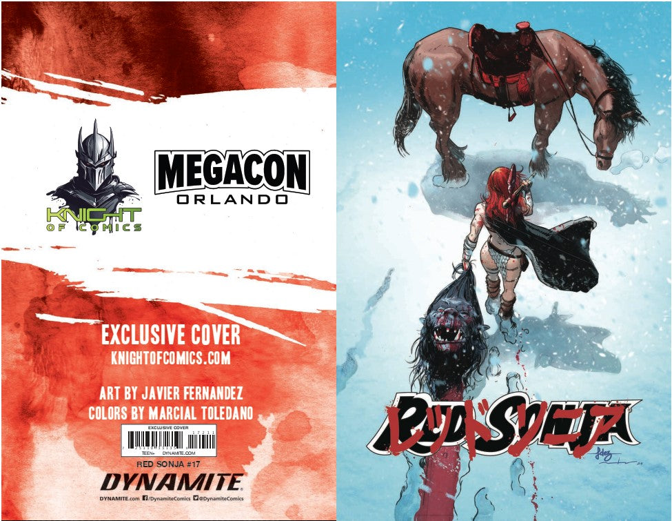 RED SONJA #17 - JAVIER FERNANDEZ & MARCIAL TOLEDANO MEGACON 2025 AKIRA HOMAGE EXCLUSIVE