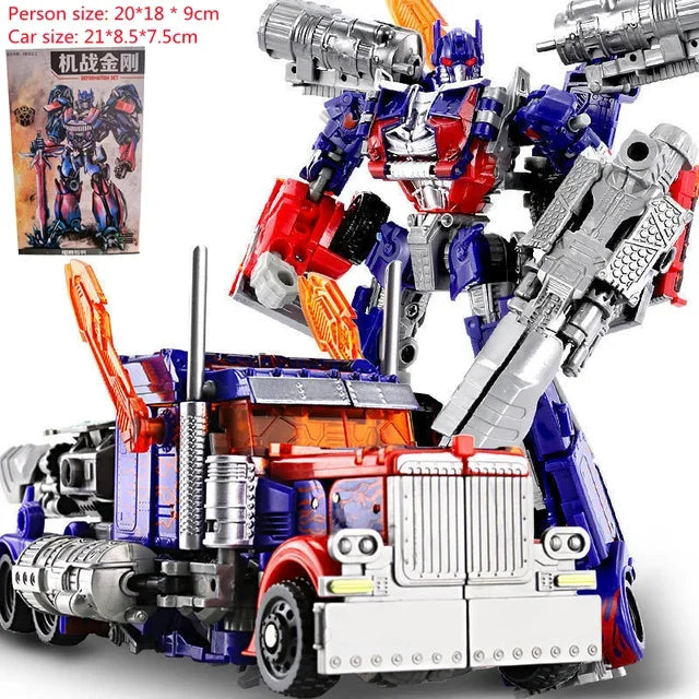 Transformation Toy Robot Figure Movie Classic Autobot Commander Dual Sword Weapon Children's Birthday Gift