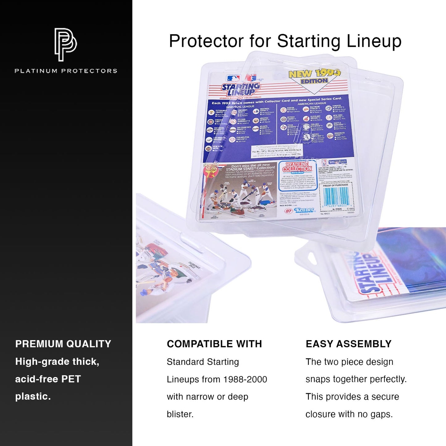 Platinum Protectors for Starting Lineup Action Figures