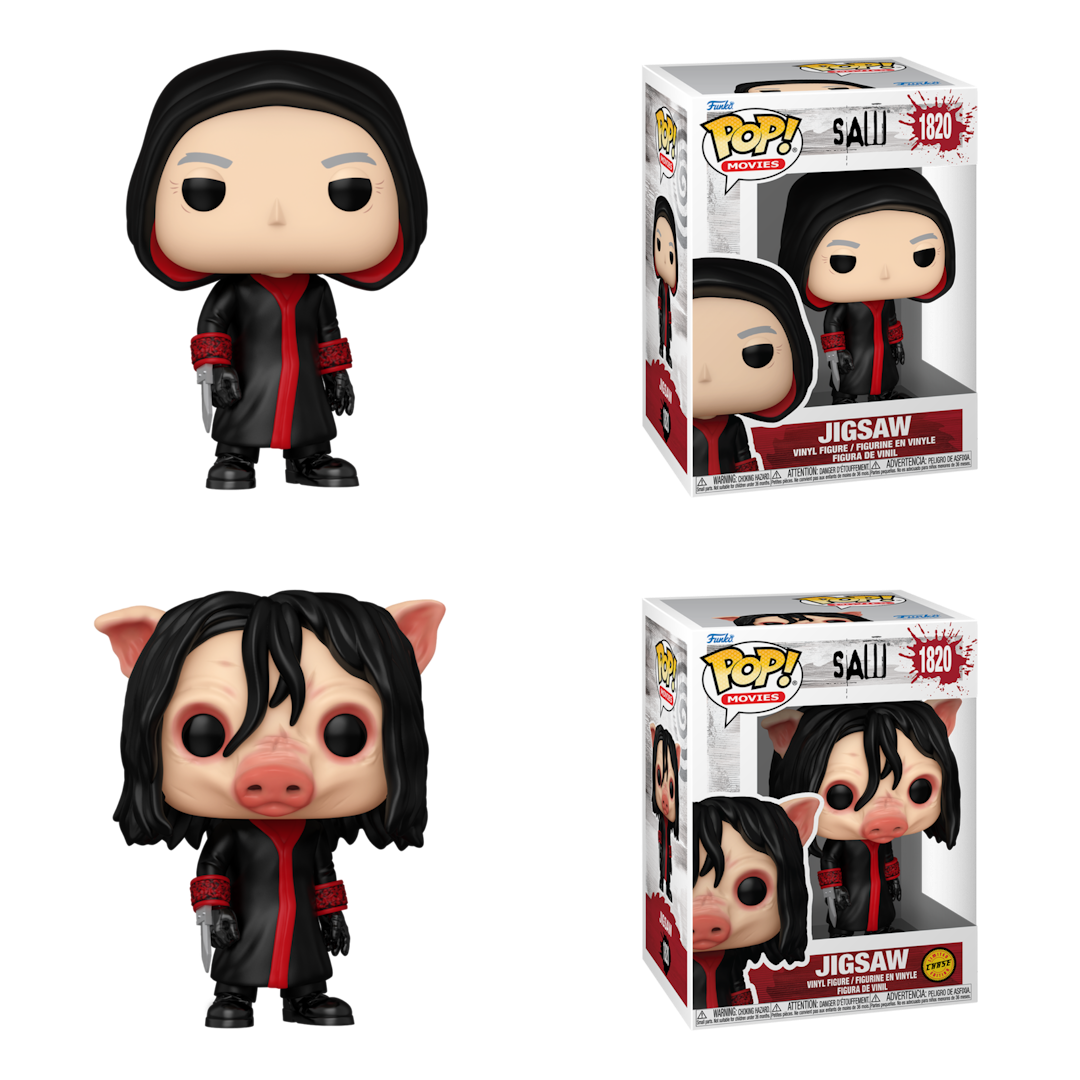 (PRE-ORDER) POP! Movies: Saw - Jigsaw Killer (Chase Bundle)