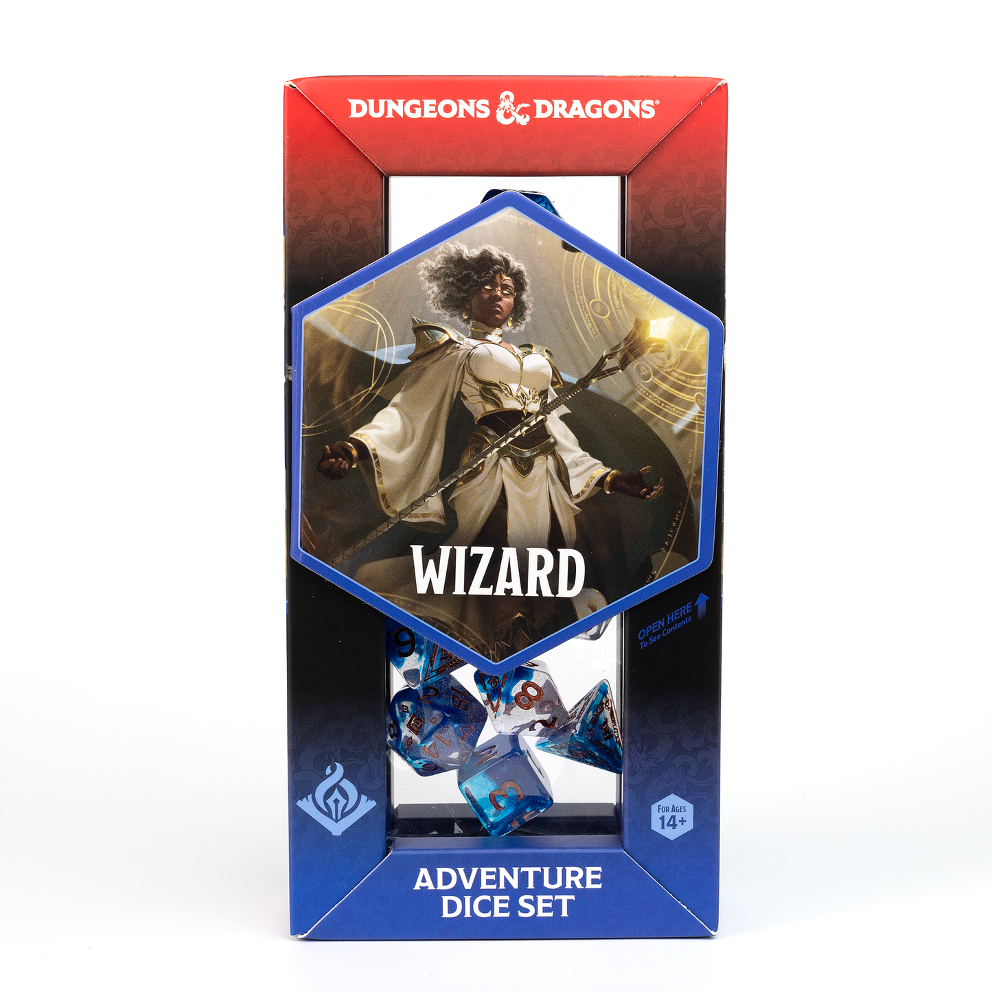 D&D Adventure Dice Set - Wizard Edition | Blue 16pc Collection