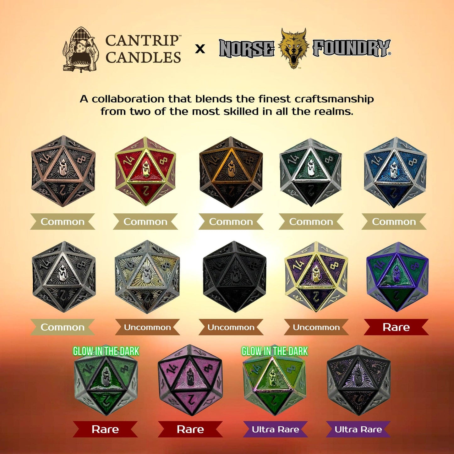 Cantrip Candles - Norse Foundry (16 oz Glass Candle)