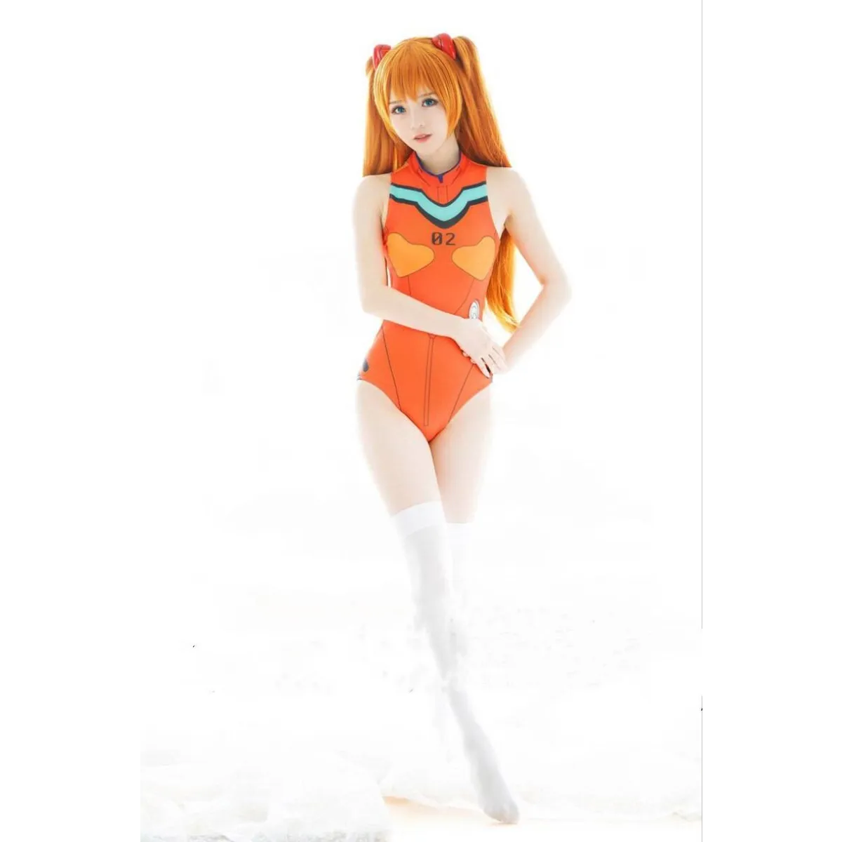 D.VA, Mercy, Asuka Cosplay Swimsuit