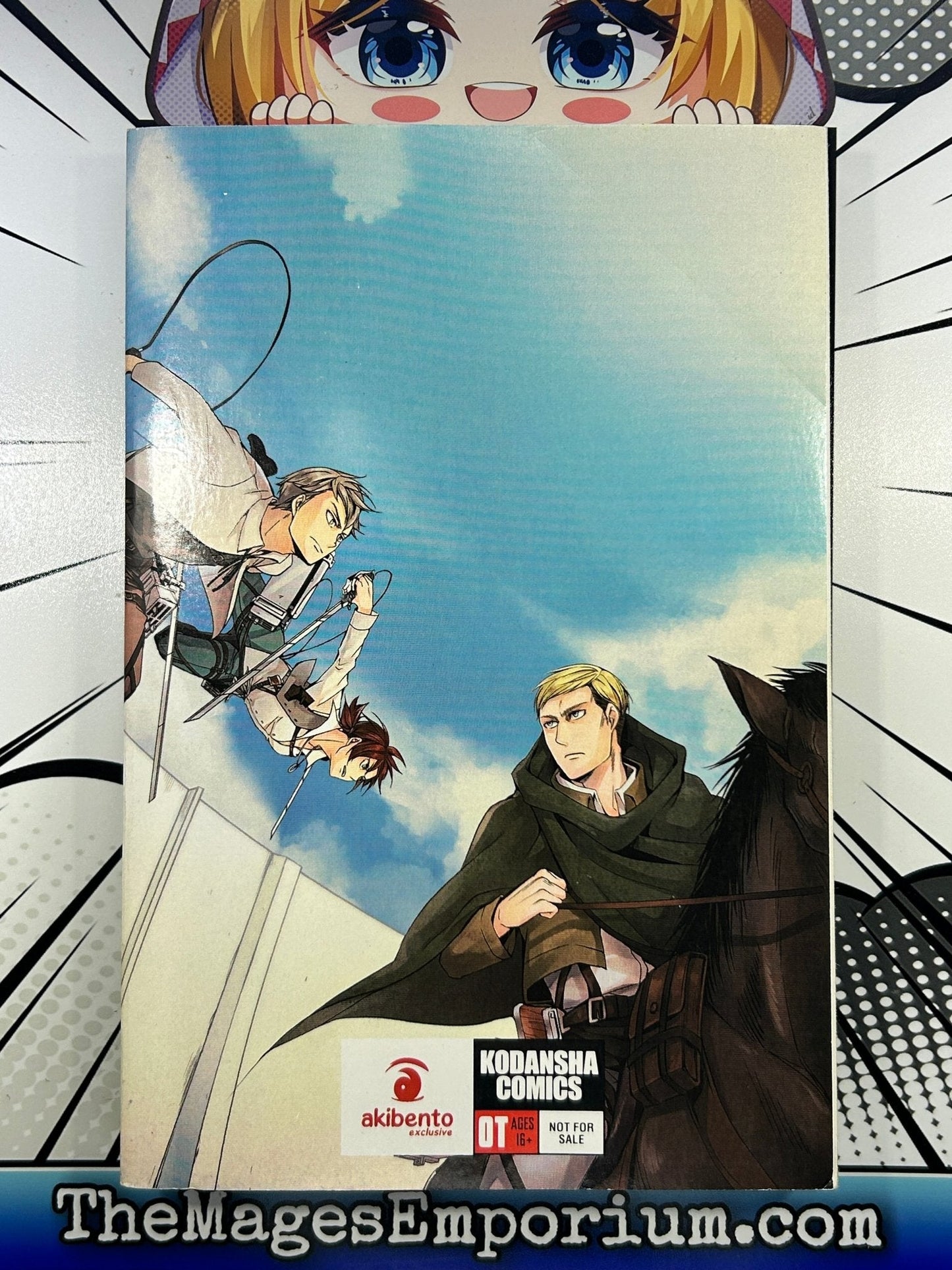 Attack on Titan No Regrets Vol 1 Akibento Exclusive