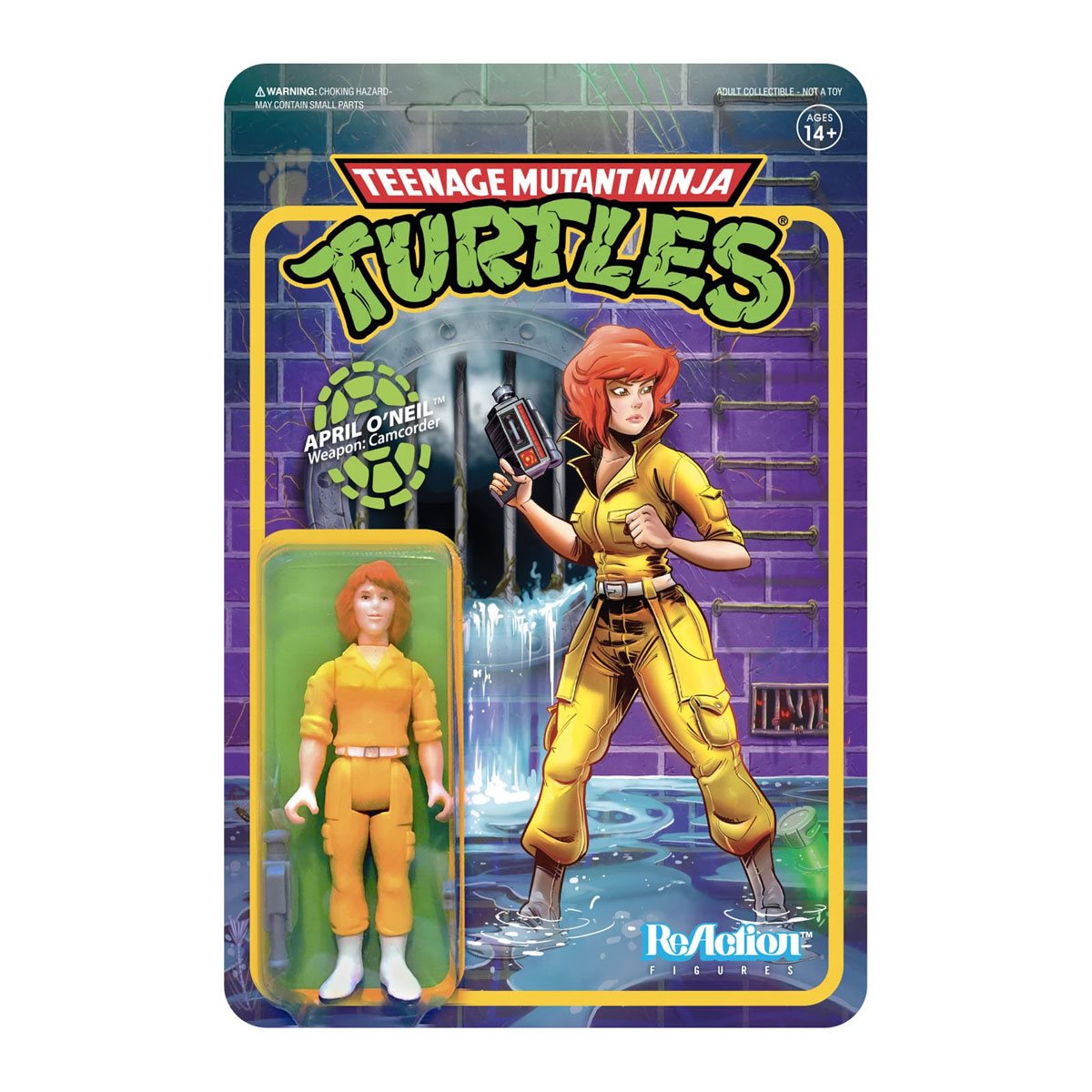 Teenage Mutant Ninja Turtles April O'Neil 3 3/4-Inch ReAction Figure