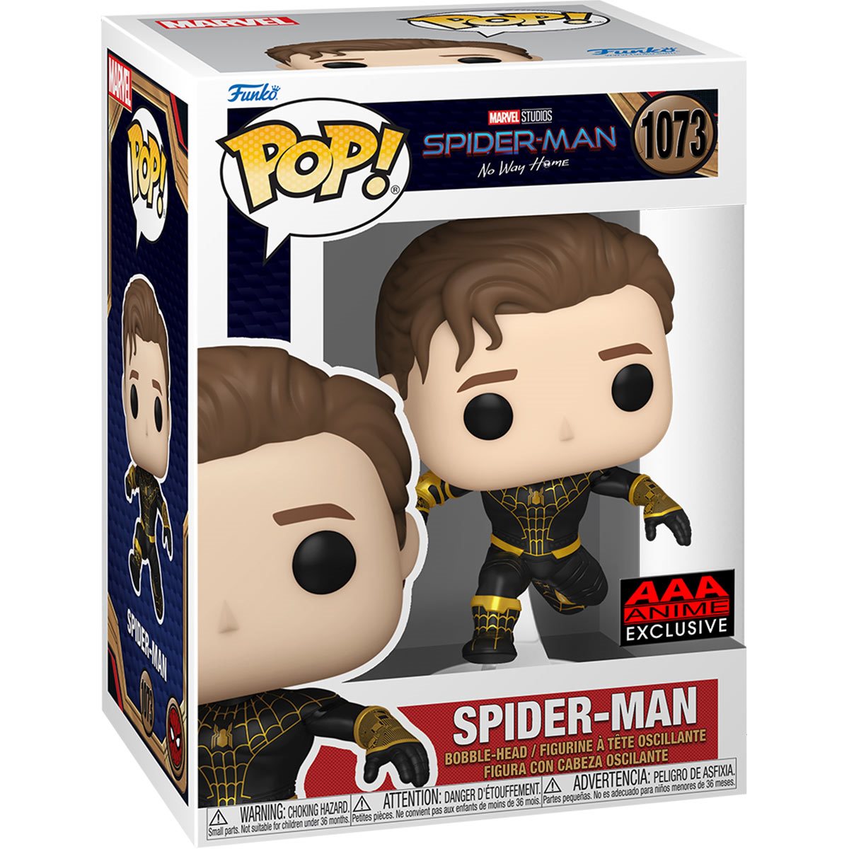 POP! Marvel: Spider-Man: No Way Home - Spider-Man Black Suit (AAA Anime Exclusive) NOT MINT