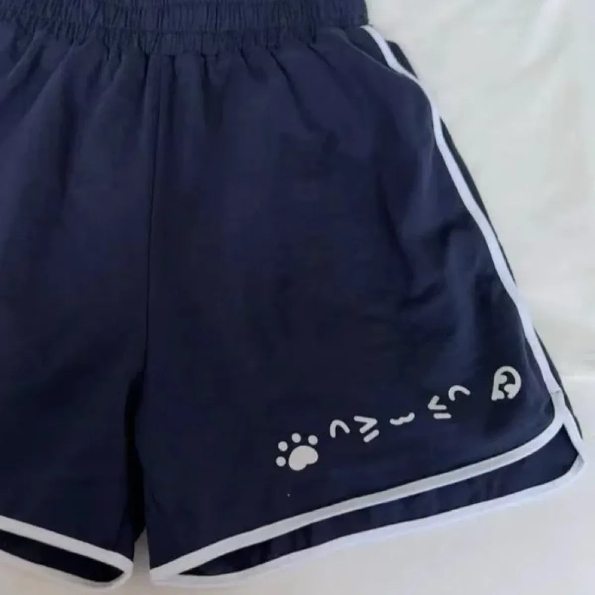 Harajuku Cat Print Summer Shorts