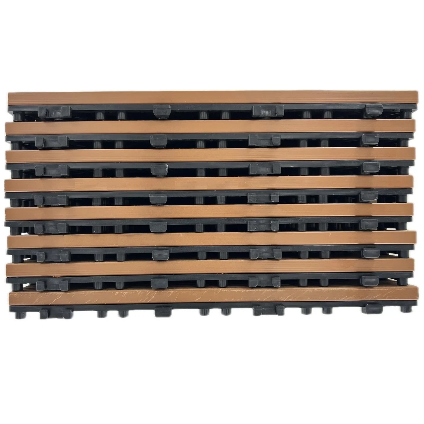 Golden Select WPC 12" x 12” Deck Tiles, 24 Tiles