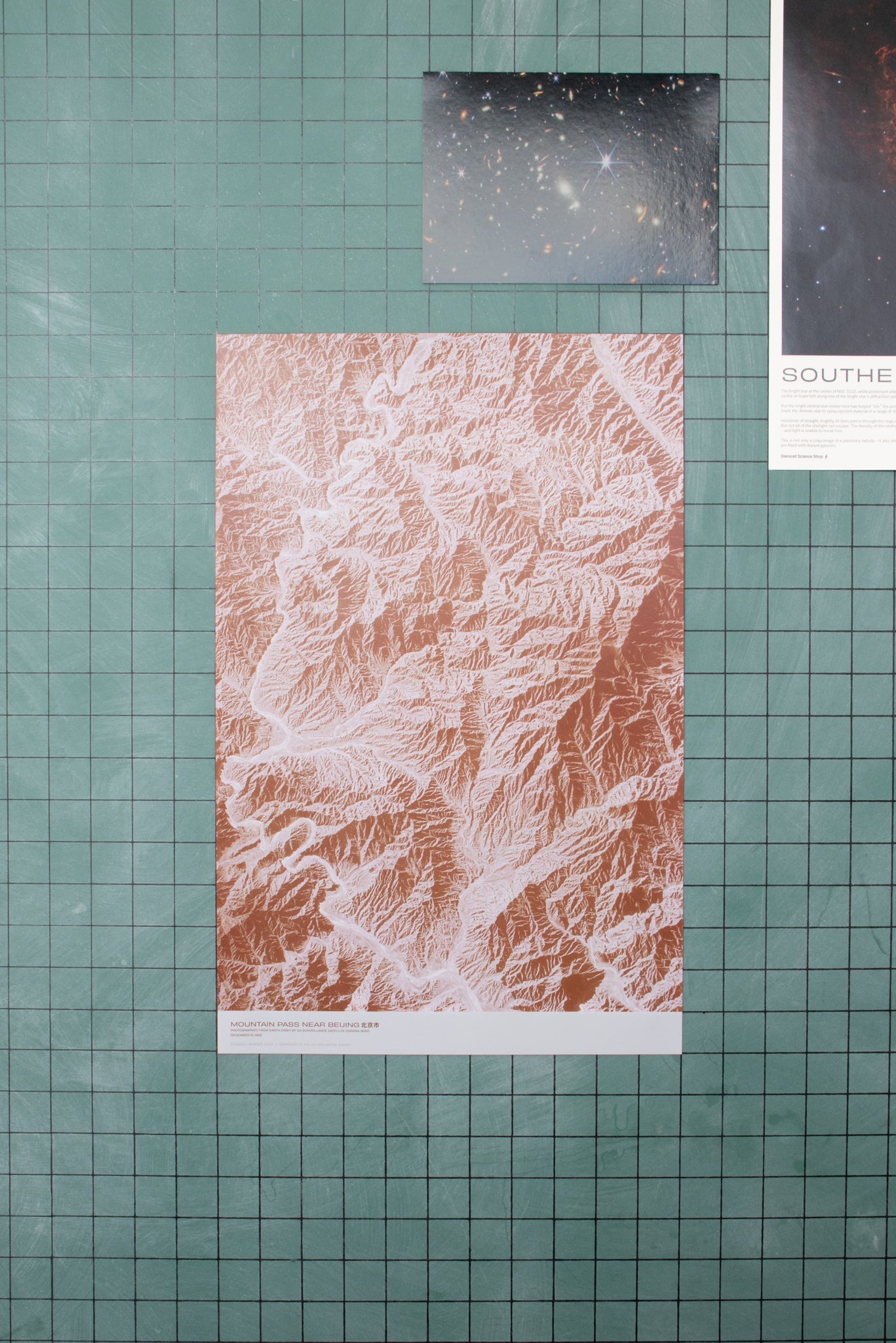 Corona Spy Satellite Image Poster