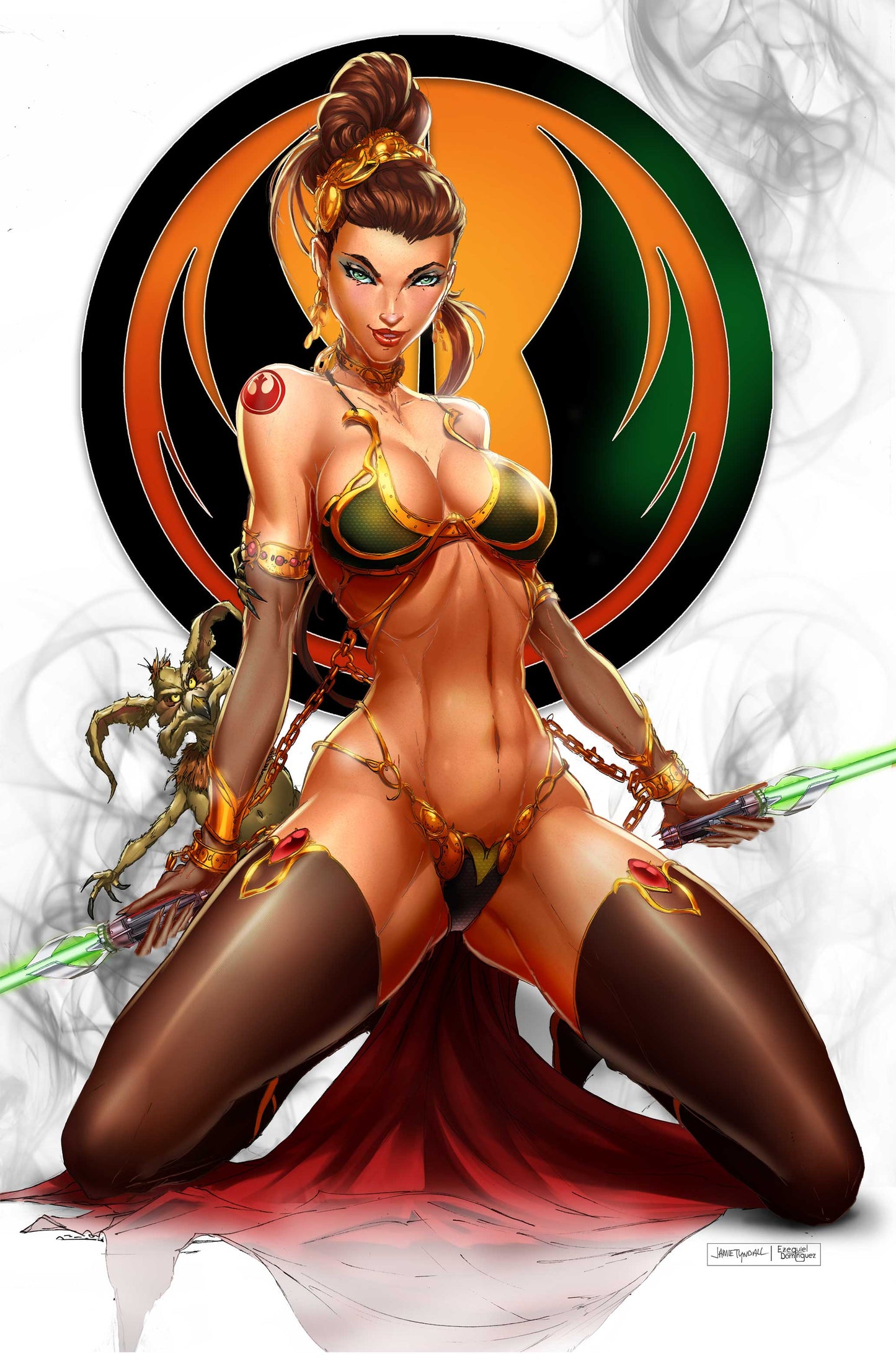 2023 Slave Princess Jedi Cosplay Virgin Exclusive