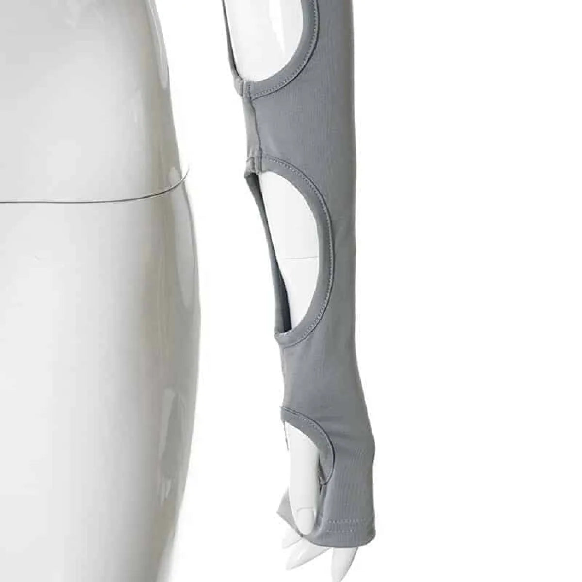 Cyber Punk Long Sleeve Crop Top