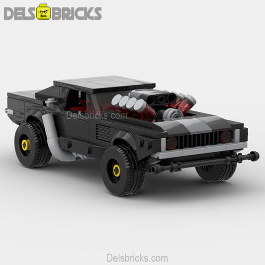 Cyberpunk Dodge Charger Muscle Custom Lego cars Minifigures  Building Block Toys