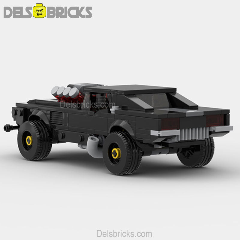 Cyberpunk Dodge Charger Muscle Custom Lego cars Minifigures Building Block Toys