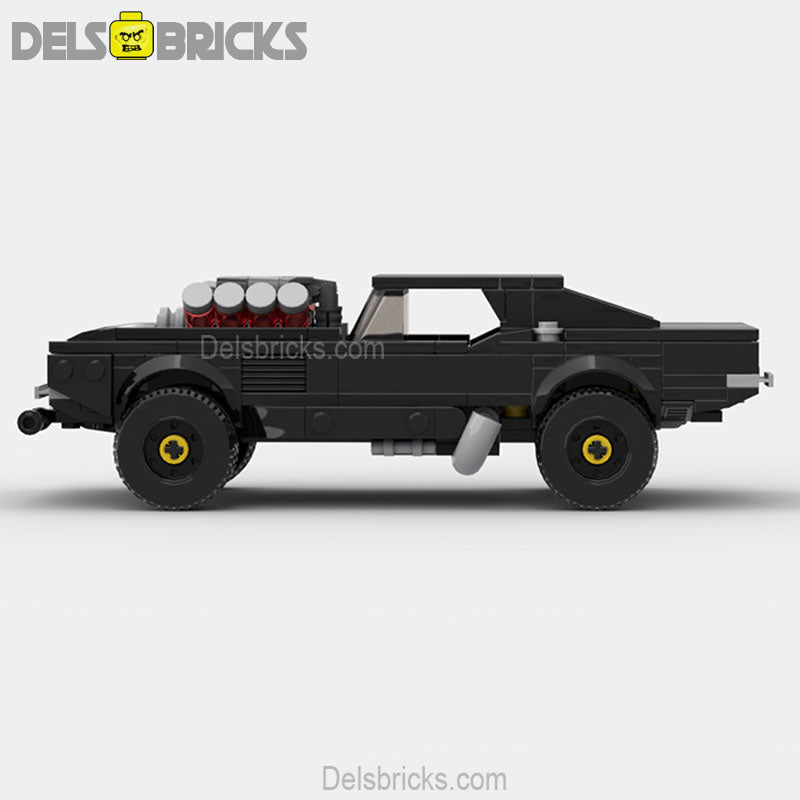Cyberpunk Dodge Charger Muscle Custom Lego cars Minifigures Building Block Toys