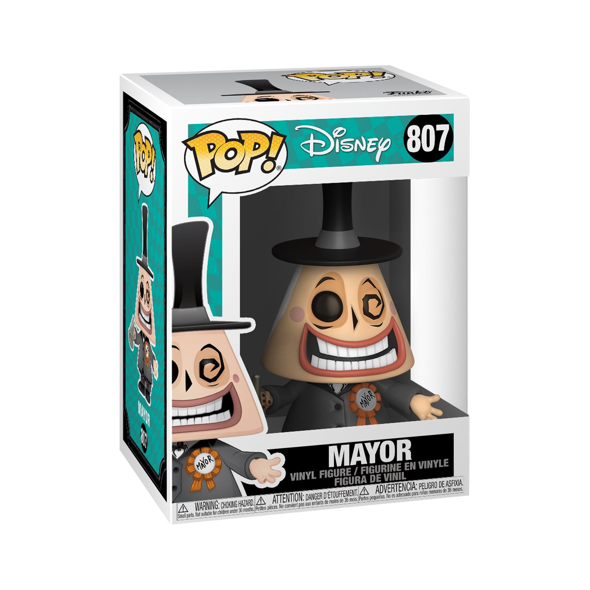 The Nightmare Before Christmas Mayor with Megaphone Funko Pop! Vinyl Figure #807 NOT MINT
